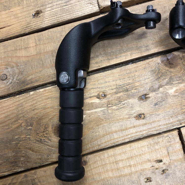 Indian Scout / Super Scout pillion footpegs with mounts